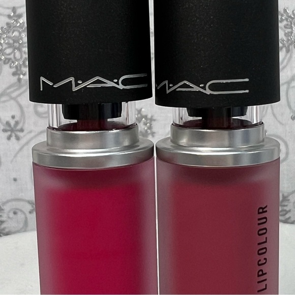 MAC Cosmetics Kiss It Twice Lipstick Kit - Powder Kiss Liquid - Pinks #984 #988 - Picture 4 of 7